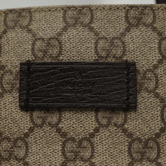 GUCCI GG Supreme Tote Bag Pvc Beige Silver - Picture 16 of 16